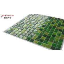 factory supply modern crystal glass mosaic pool tile for bathroom wall floor tile hotel swimming pool tiles